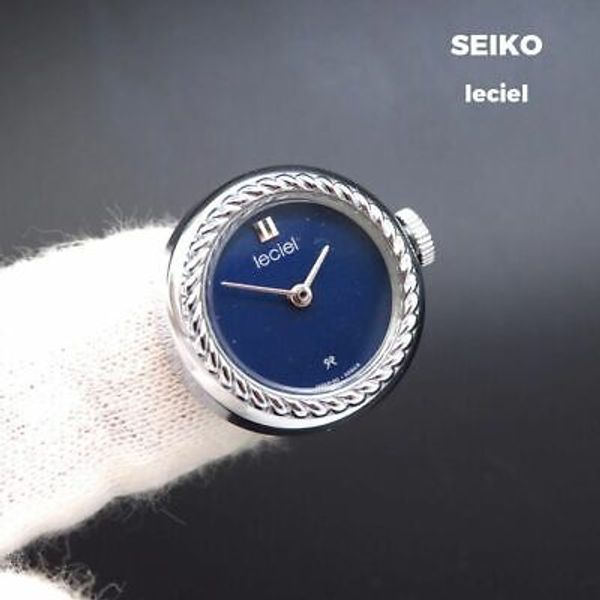 希少 70年代 SEIKO leciel 手巻き リングウォッチ 指輪 リング