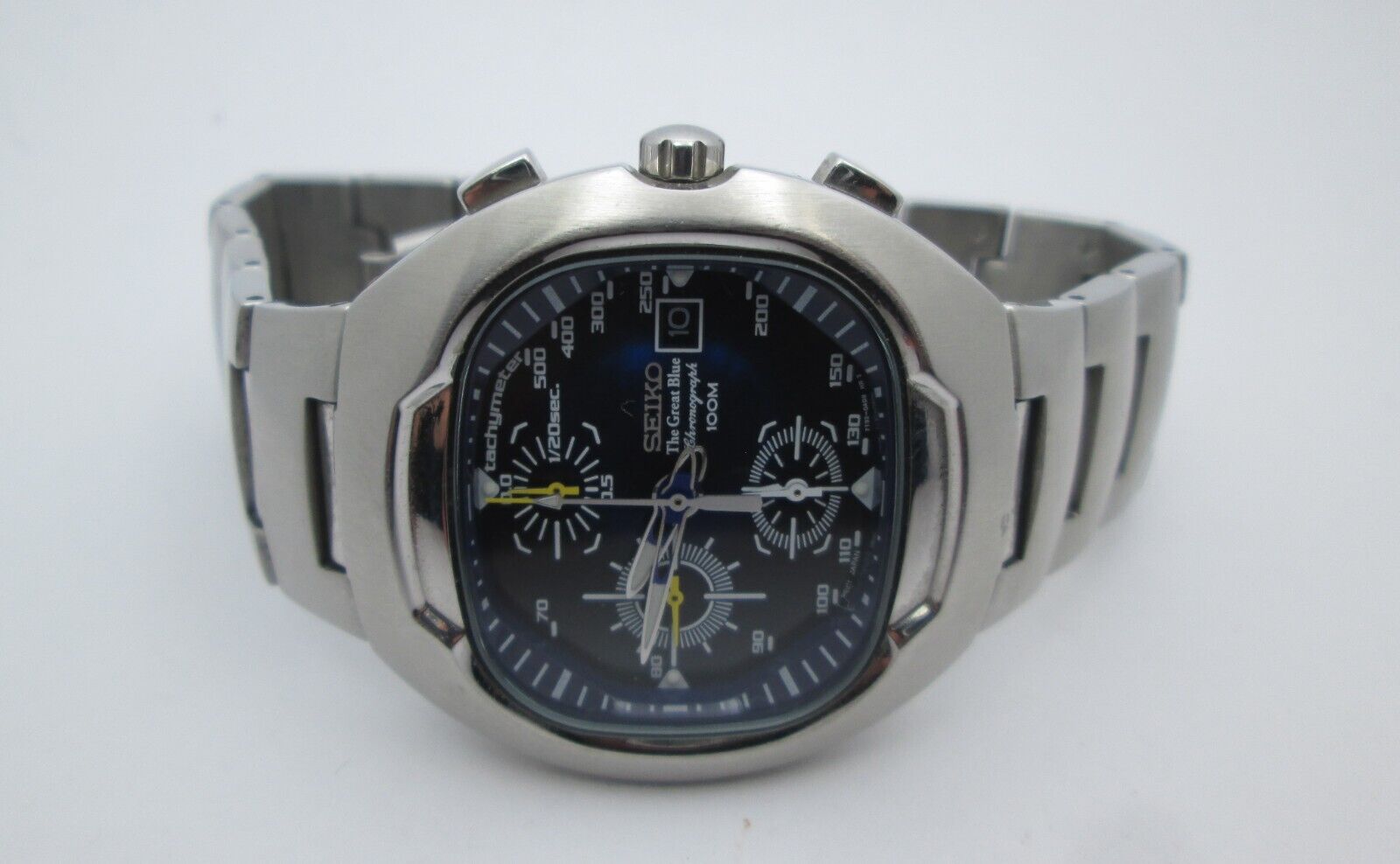 Seiko the great hot sale blue chronograph 100m