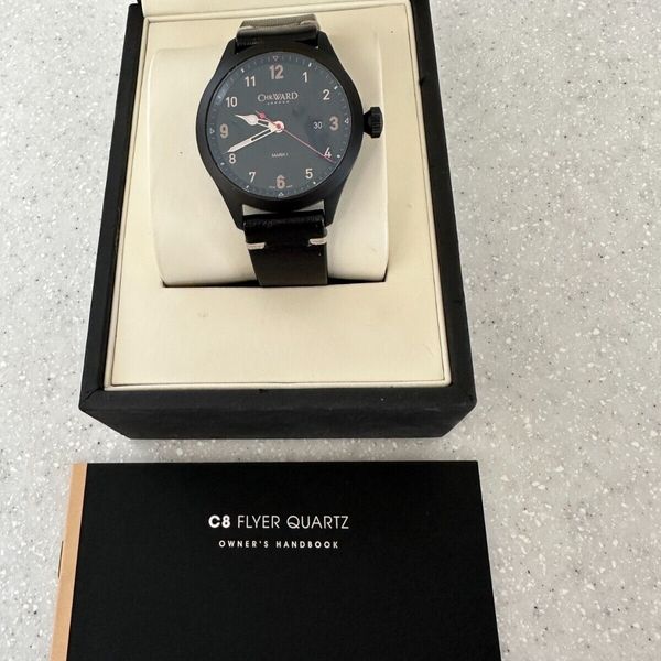 Christopher Ward C8 Aviation Flyer Quartz Mens Watch Â£175 ...