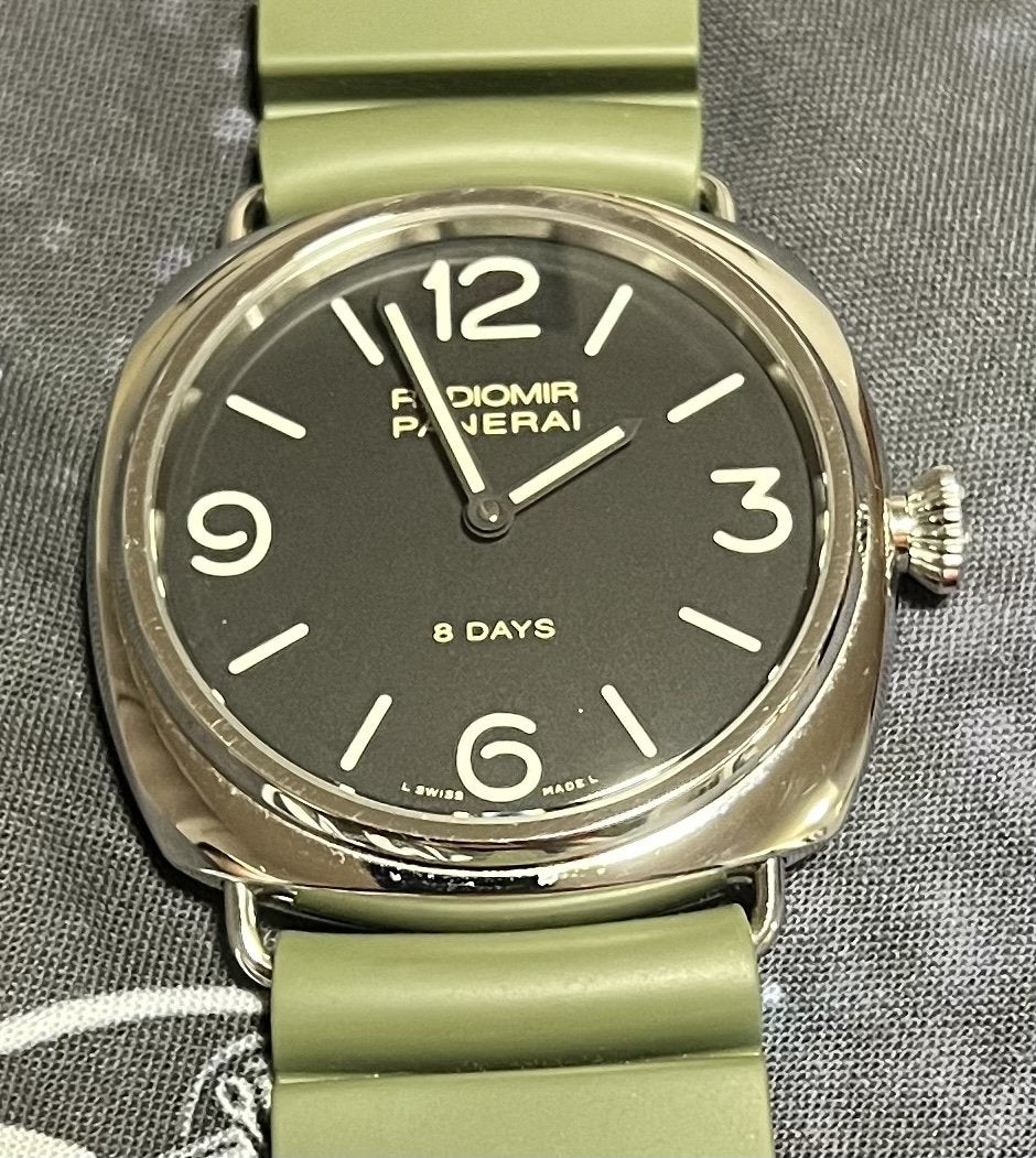 FSOT Panerai 610 8 day w warranty PAM Radiomir Triple Boxes PRICE