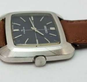 Vintage SEIKO Chariot 24 Jewels Manual Wind Watch 2559-7000 w/Blue