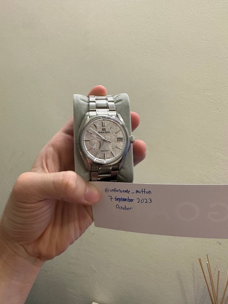 WTS Grand Seiko Shunbun Cherry Blossom SBGA413G WatchCharts