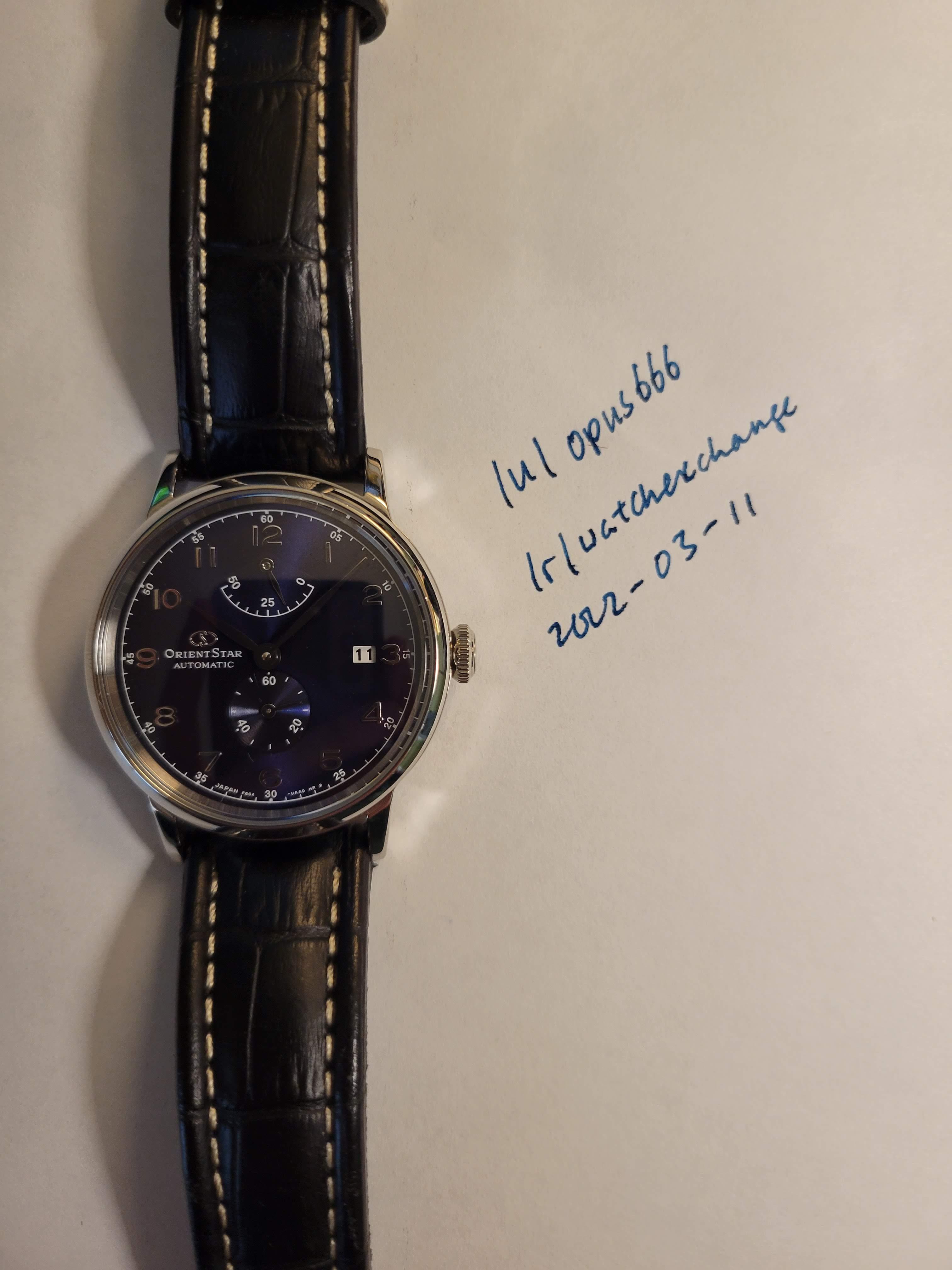 WTS Orient Star Heritage Gothic RE AW0002L00B WatchCharts