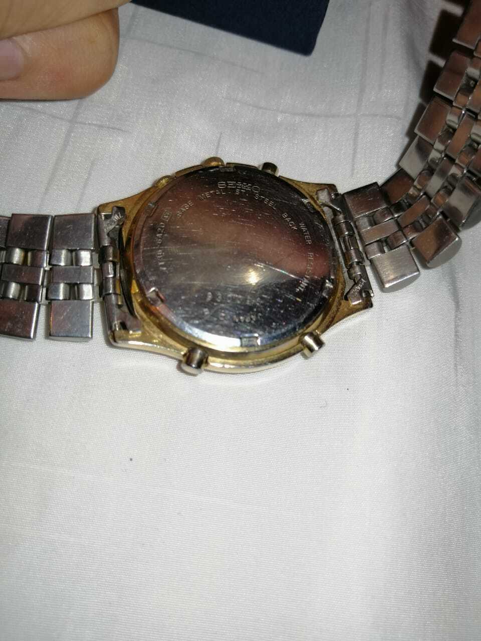 Vintage Seiko 7T36-6A20 Moonphase Chronograph Men's Wristwatch | WatchCharts