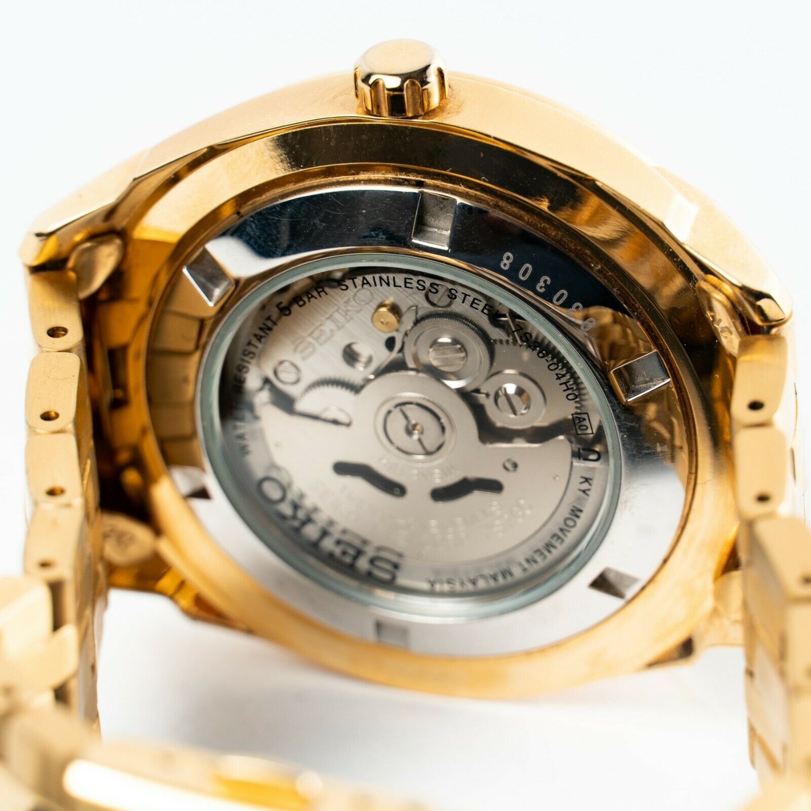 Seiko Automatic SNKN48 Tone Men's Wrist Watch 7S26-04H0 Black Dial | WatchCharts