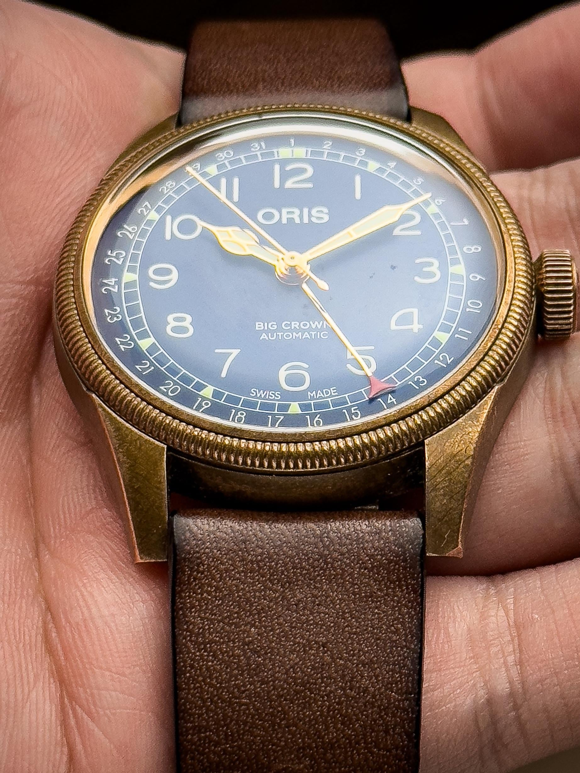 WTS] Oris Big Crown Pointer Date Bronze 7741 (Original Box