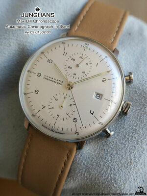 Junghans Max Bill Chronoscope steel Automatic Chronograph Ref.027