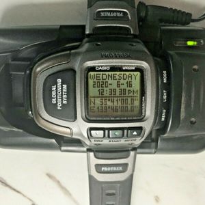 Broer Kers rechter Rare CASIO Pro Trek GPS PRT-2GP Satellite Navi Digital Smart Watch |  WatchCharts