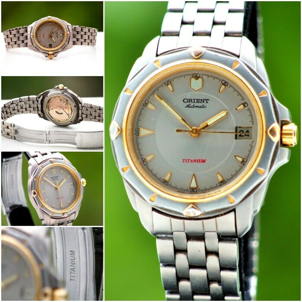 Orient Titanium Automatic watch, ref. 48744, Date indicator, 21 J 