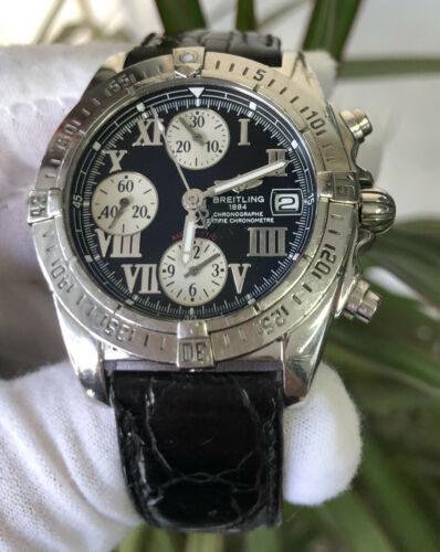 Breitling Chrono Cockpit A13358 Men s Swiss Wristwatch In Great Condition WatchCharts