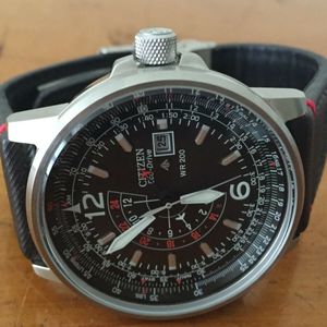 Citizen Promaster Eco-Drive Nighthawk WR200 Watch B877-S015979