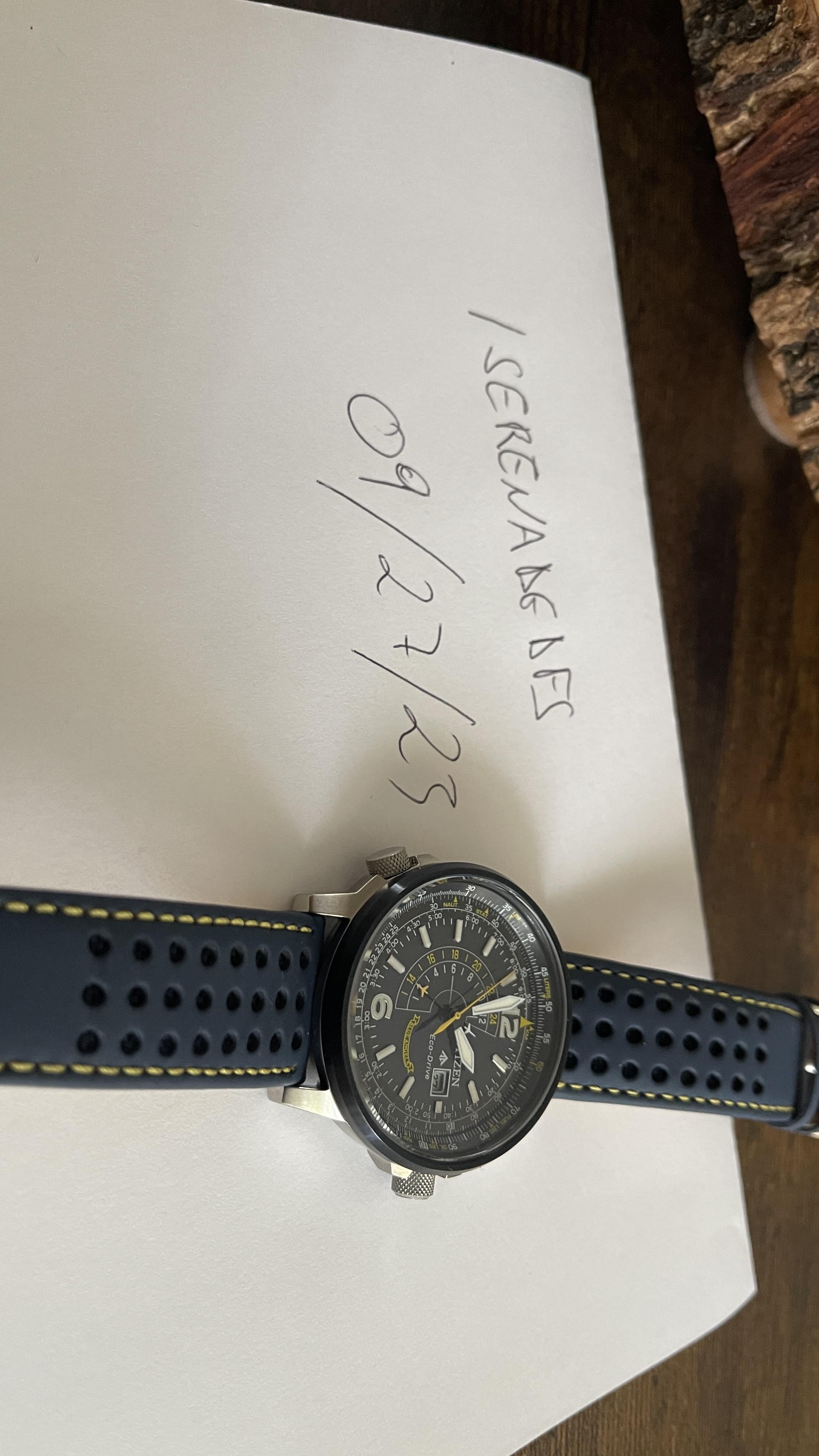 WTS] Citizen Eco-Drive Promaster Nighthawk Blue Angels Watch B877