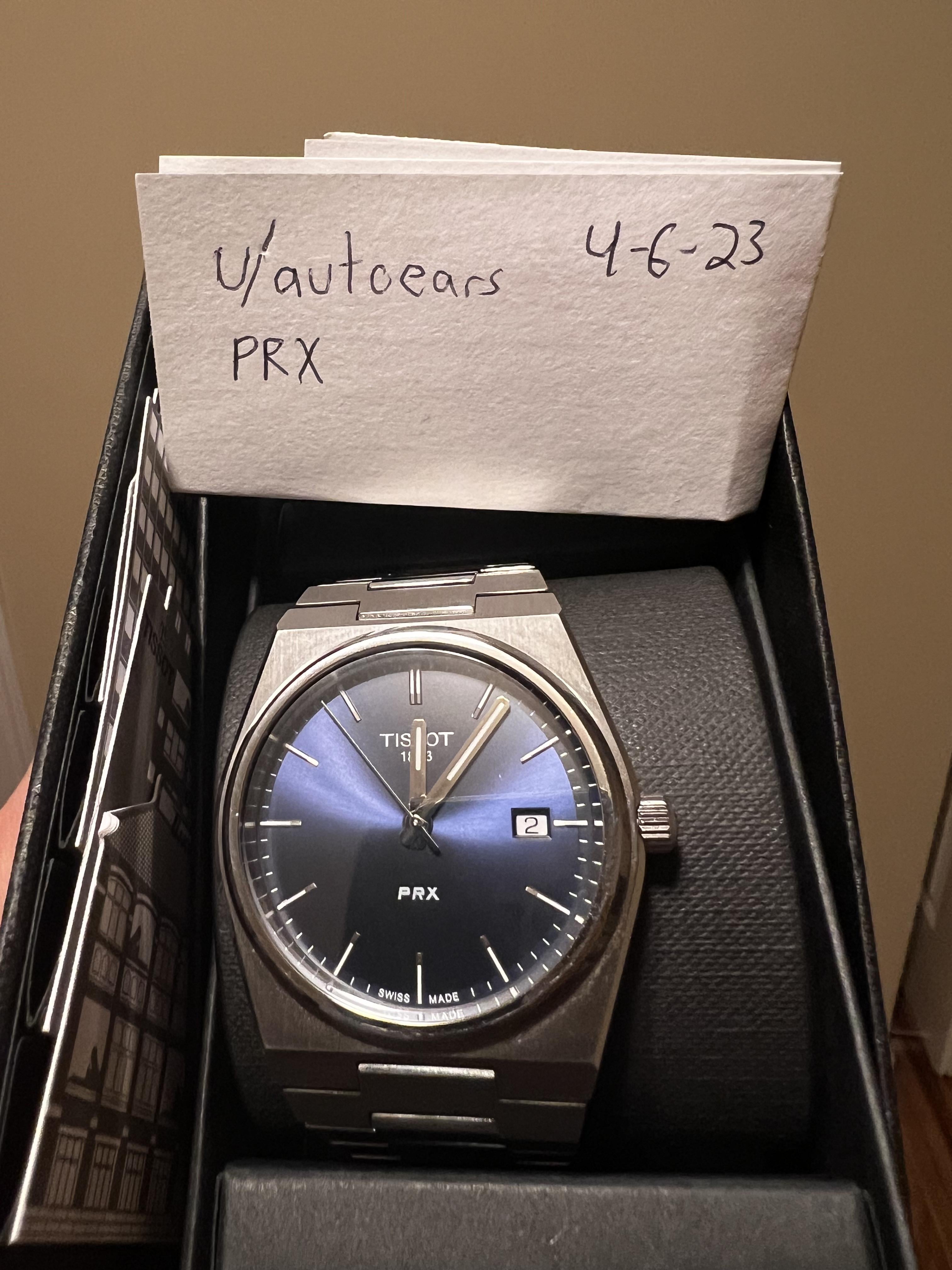 WTS Tissot PRX Quartz Dark Blue my favorite watch to buy