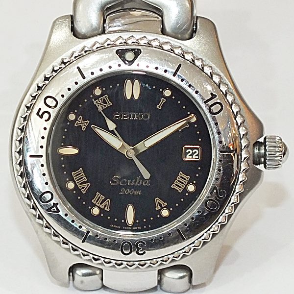SEIKO Seiko 7N35-6080 Diver Watch 200m Waterproof Quartz Men's