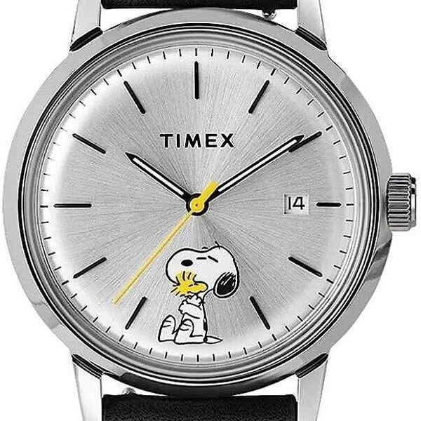 Authentic TIMEX Marlin Automatic Peanuts Snoopy and Woodstock Watch ...