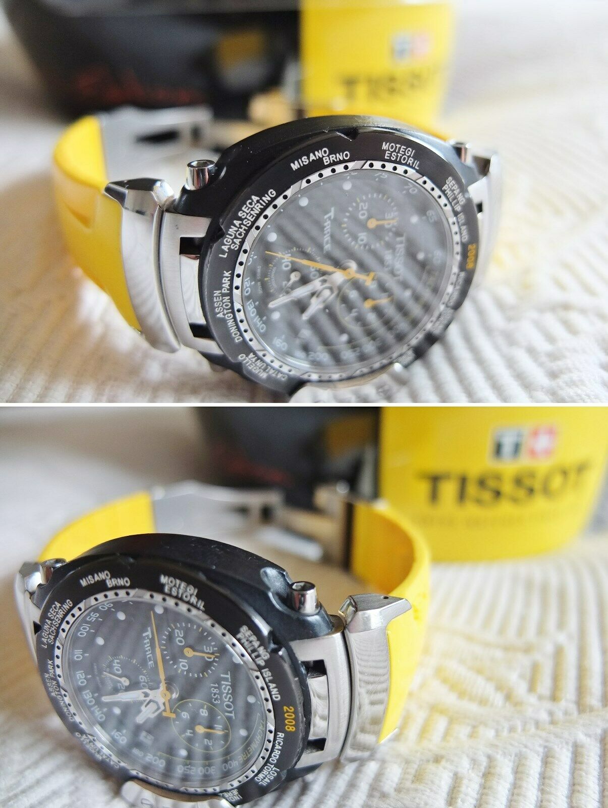 TISSOT MOTO GP 2008 Limited Edition Watch. T-Race Rossi Years 