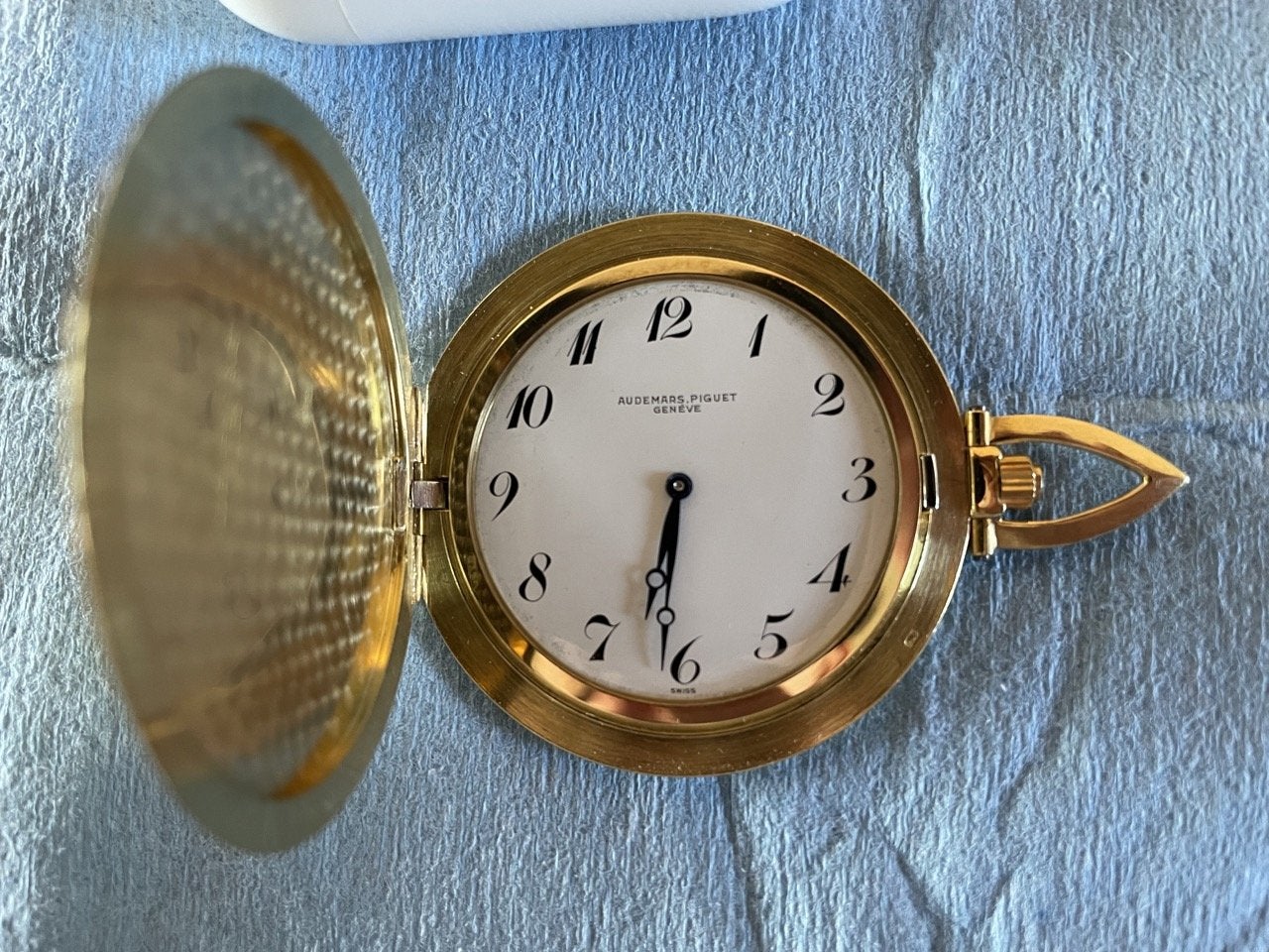 PRICE DROP Audemars Piguet Ultra Thin 18k Gold Pocket Watch