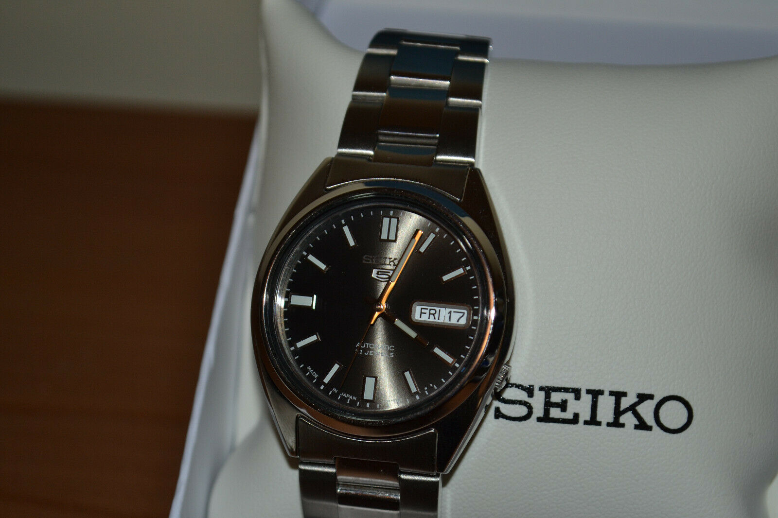 RARE + UPGRADED Seiko SNXS79 Black Dial [WITH BOX + SOLID LINK BRACELET] |  WatchCharts