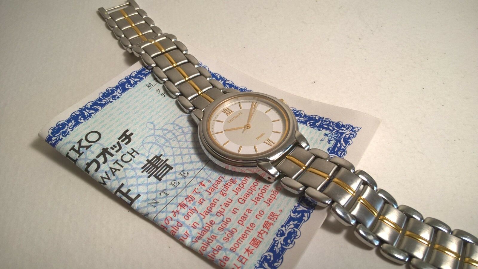 Seiko Lucent SCRG007 8N21-6000 Quartz Unisex Dress Watch