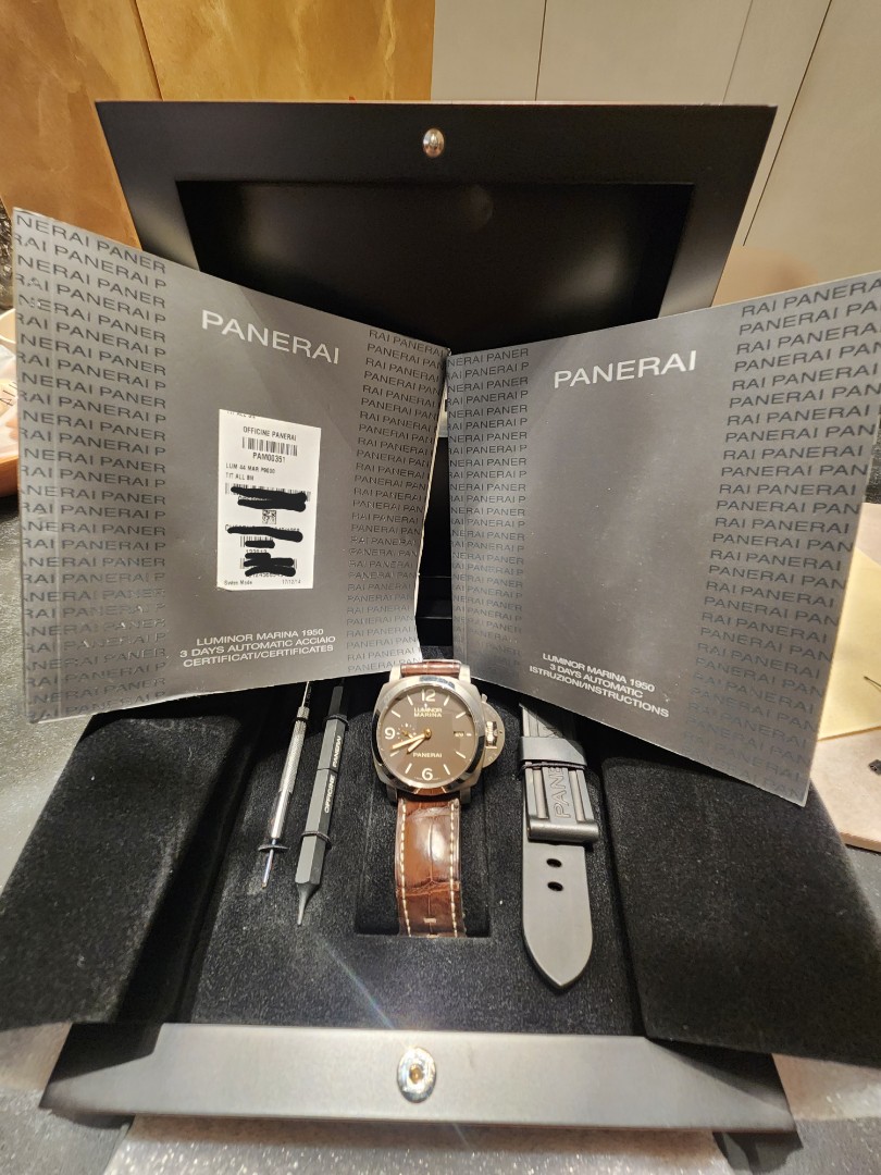 Panerai luminor marina PAM 351 WatchCharts Marketplace