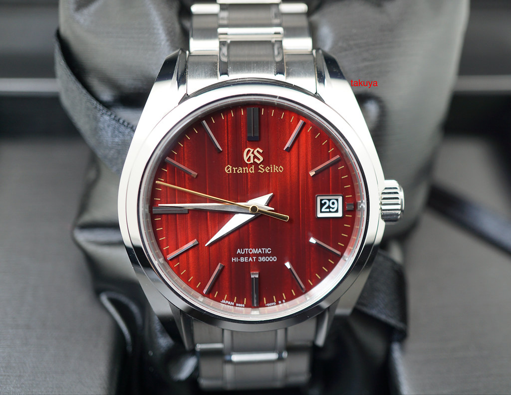 FSOT:MINT 2019 Grand Seiko LIMITED EDITION AUTOMATIC HI-BEAT SBGH269 DEEP RED  DIAL | WatchCharts