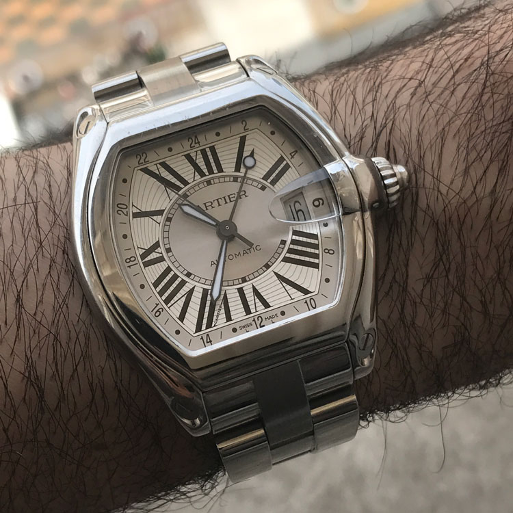 cartier roadster gmt xl