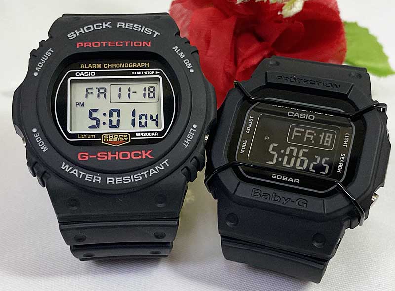Lovers' G-Shock pair watch G-SHOCK BABY-G pair watch Casio 2 pcs