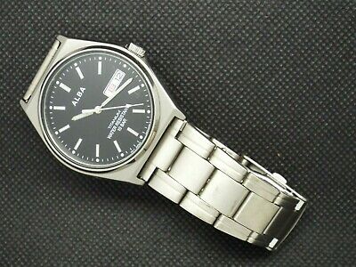 Non Vintage Seiko Alba Titanium Watch Kanji Date Window VX43