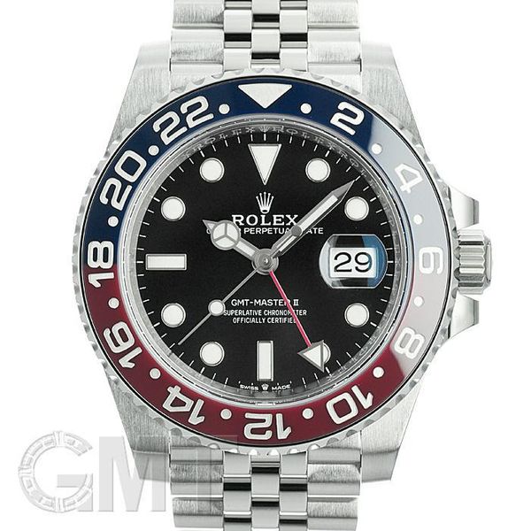 Rolex GMT Master II 126710BLRO Blue Red ROLEX Used Men's Watch Free ...