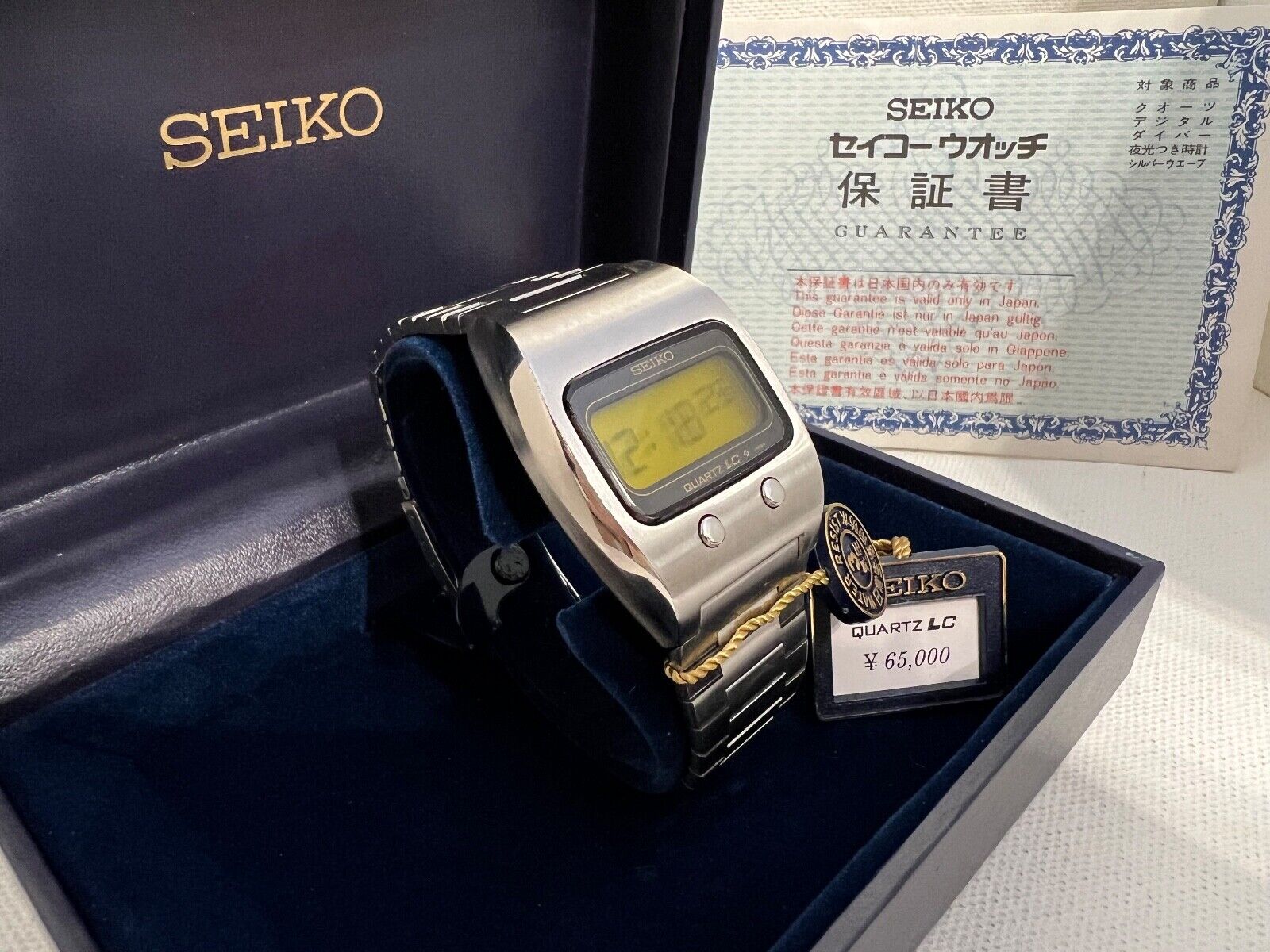 ヴィンテージ】SEIKOデジタル クォーツLC - 腕時計(デジタル)