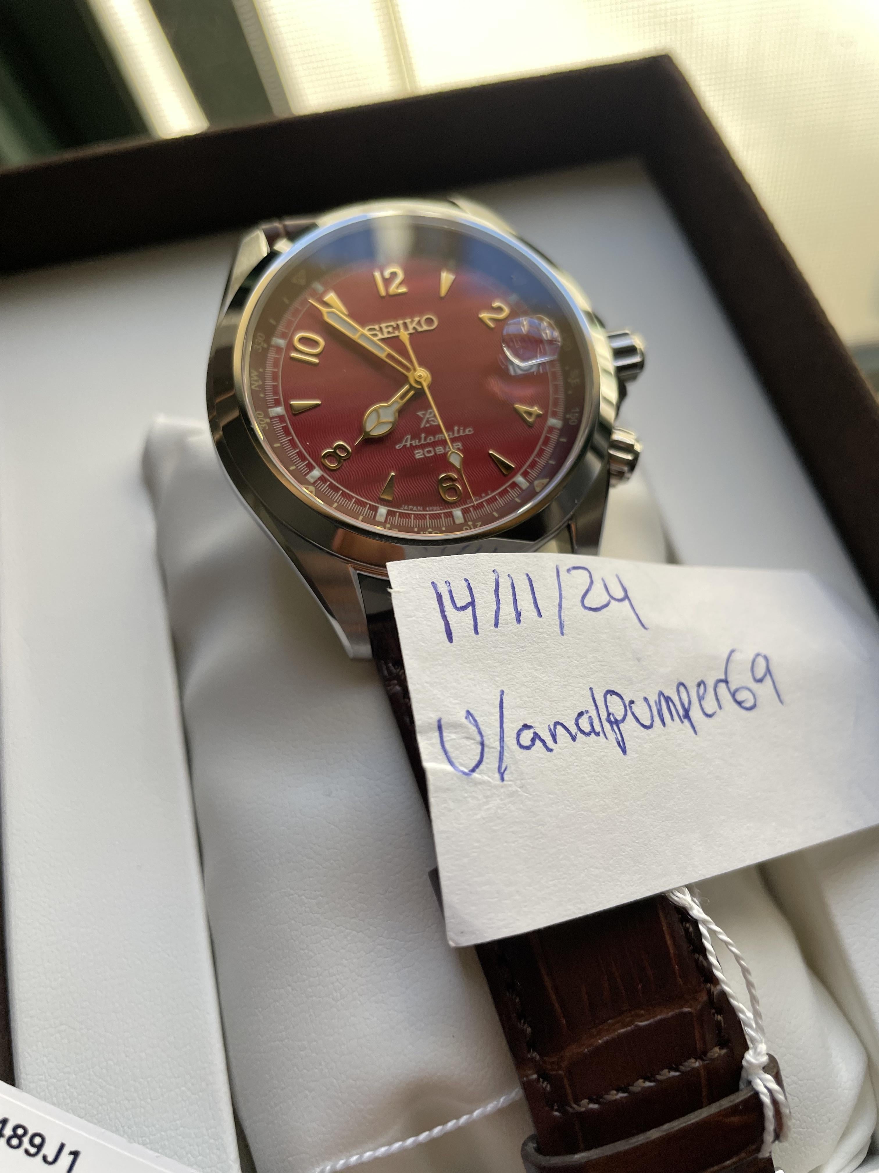 WTS] Seiko Red Alpinist SPB489 - Limited Edition #706 of 1000 