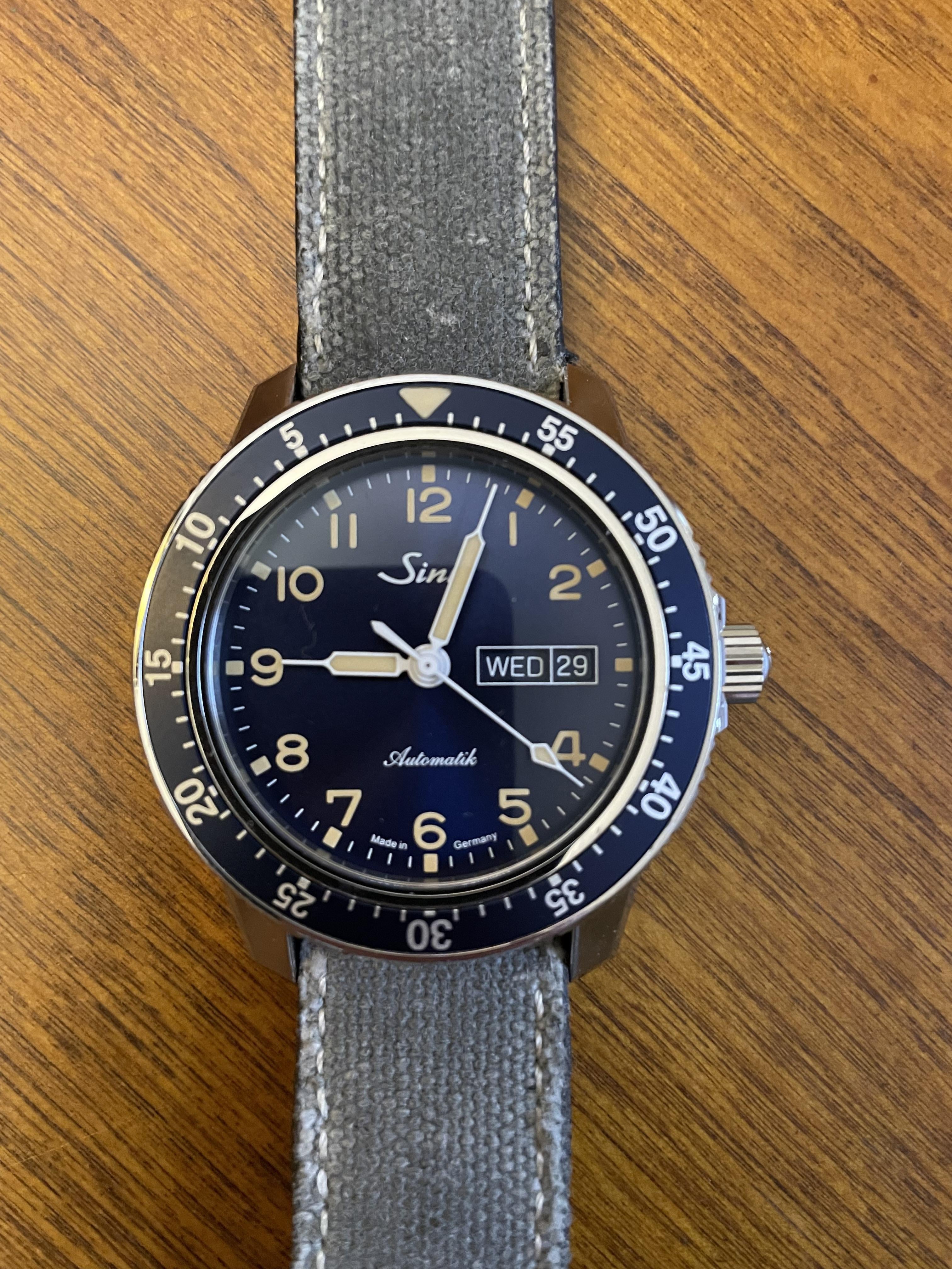 WTS]Sinn Blue 104 St Sa A B E | WatchCharts Marketplace