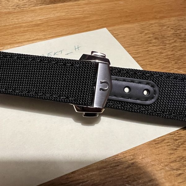 [WTS] Omega Speedmaster Coated Fabric Strap (short version) + Clasp