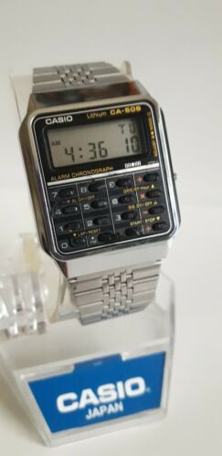 Casio calculator hot sale watch 1980s