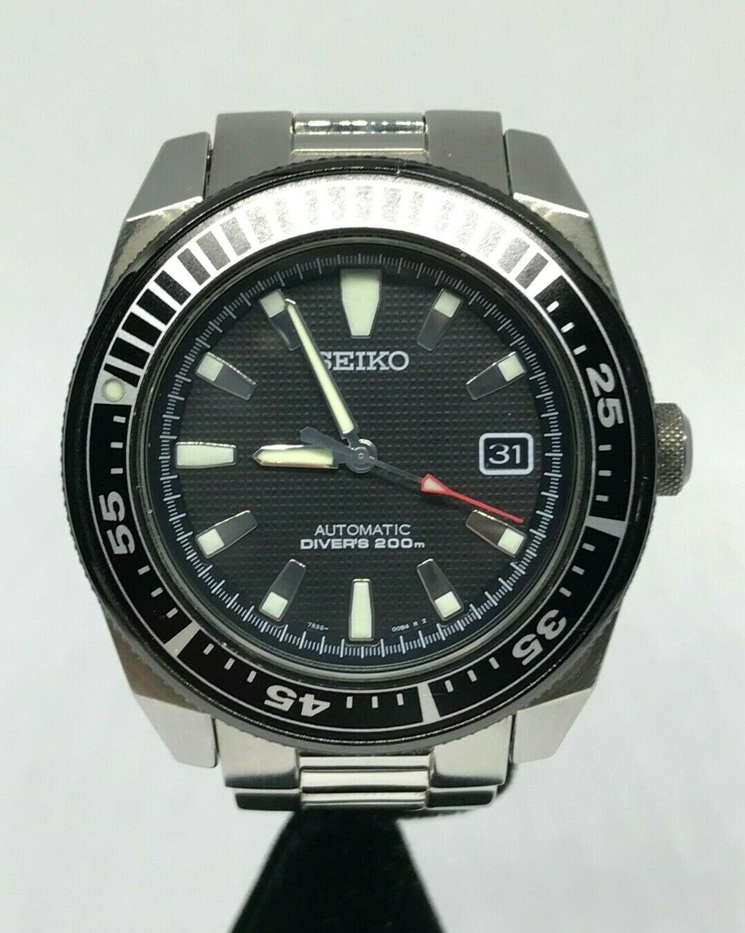 SEIKO Automatic Diver's 200m . Men's Watch 7S35-00B0 [Black Bezel] |  WatchCharts