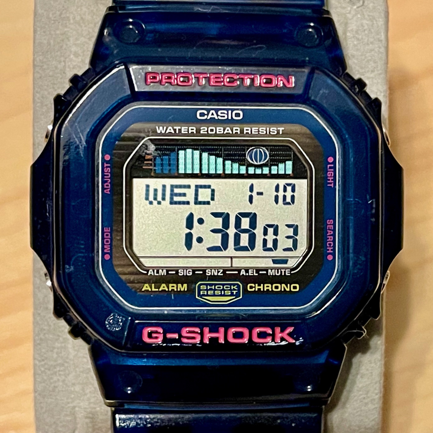 WTS] Casio G-Shock GLX-5600C-2 Blue Jelly Surf G-Lide Tide &amp 