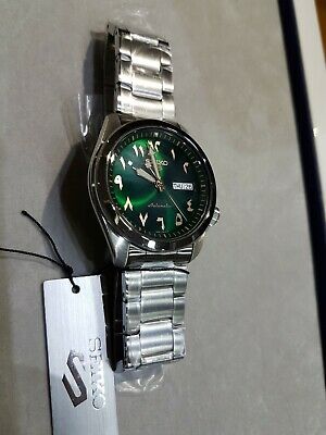 Seiko SRPH49K1 Automatic Arabic Green Dial Men s Watch