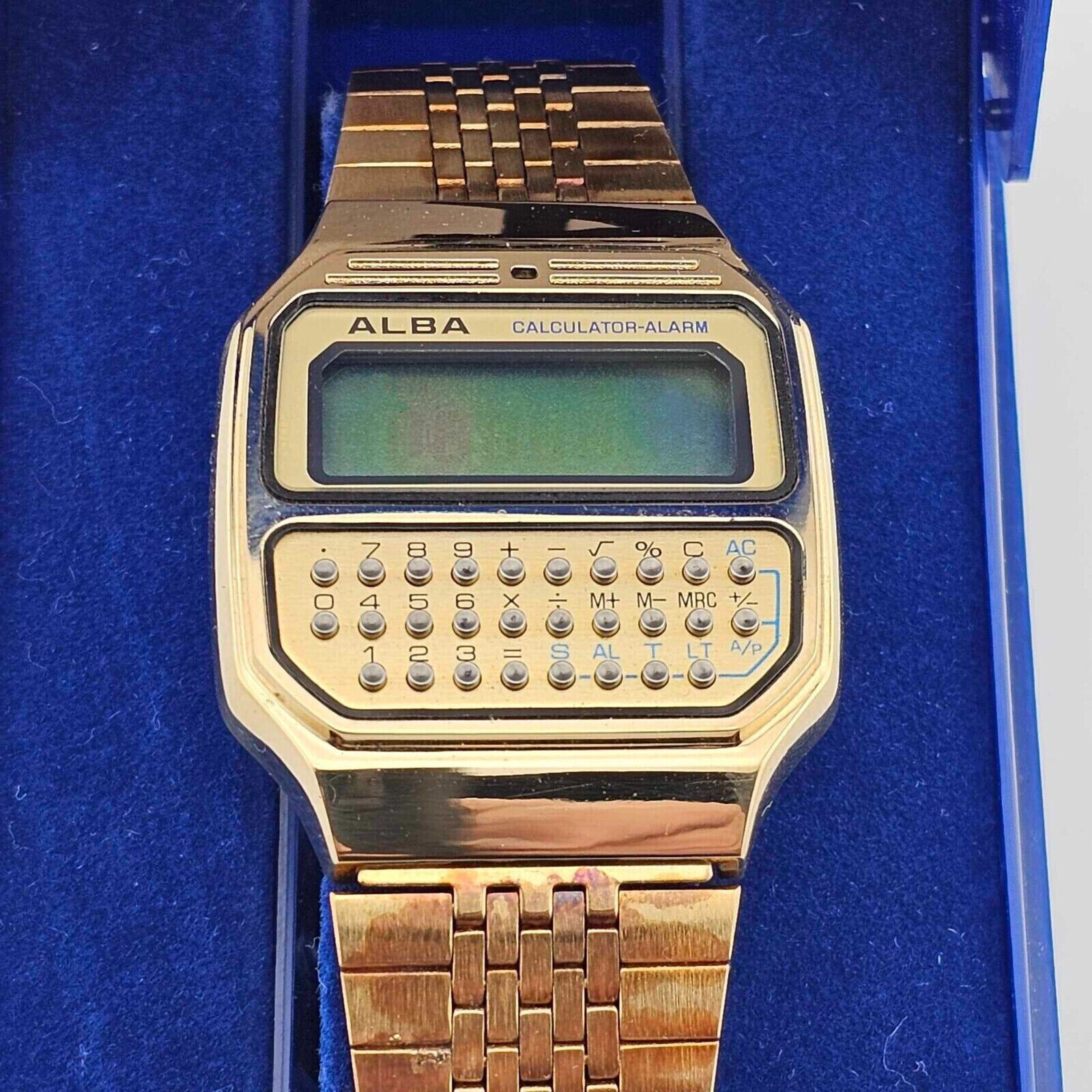 Alba by Seiko, JZ series, Y739-5000A alarm calculator watch