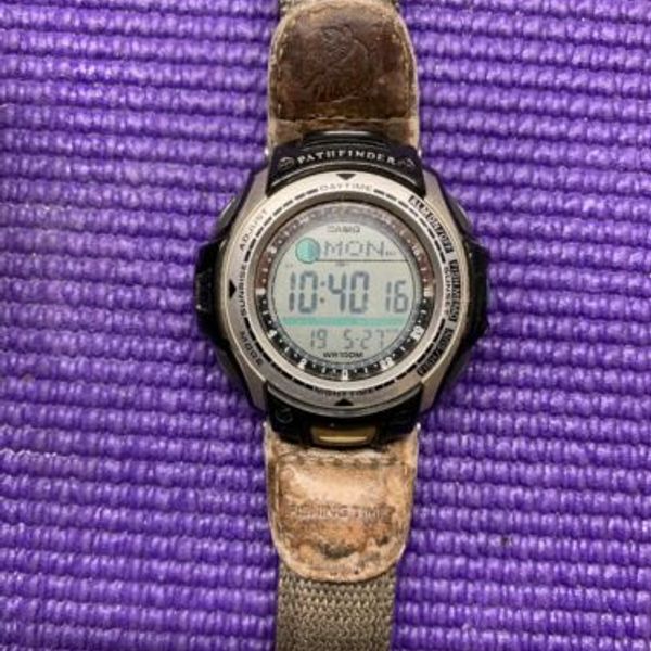 Casio Pathfinder PAS400B Fishing Timer Watch Fisherman Fish 2632 Module