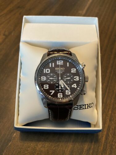 Seiko Chronograph Solar V175 0CG0 Large Face Watch Works WatchCharts