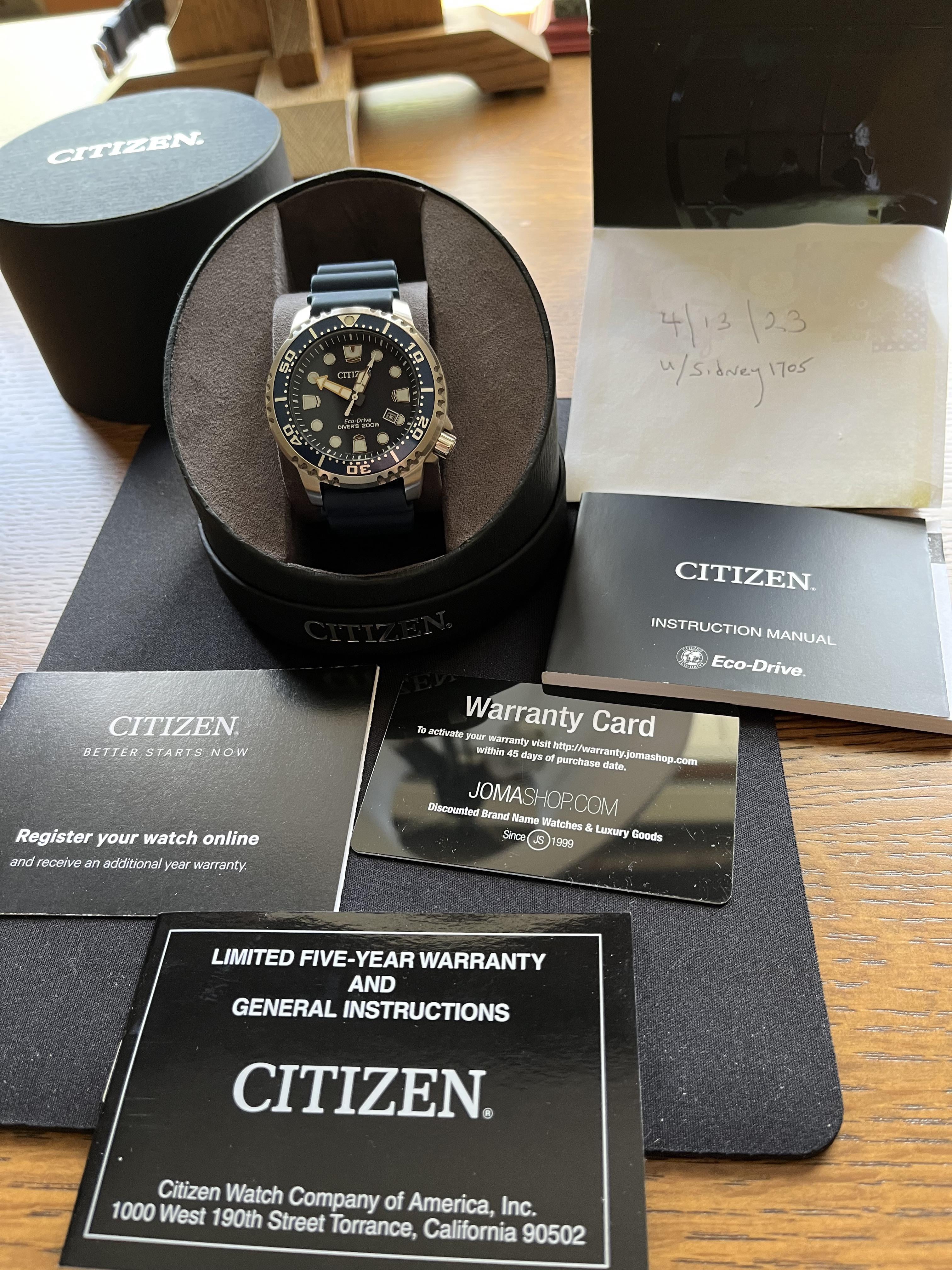 Jomashop citizen clearance nighthawk