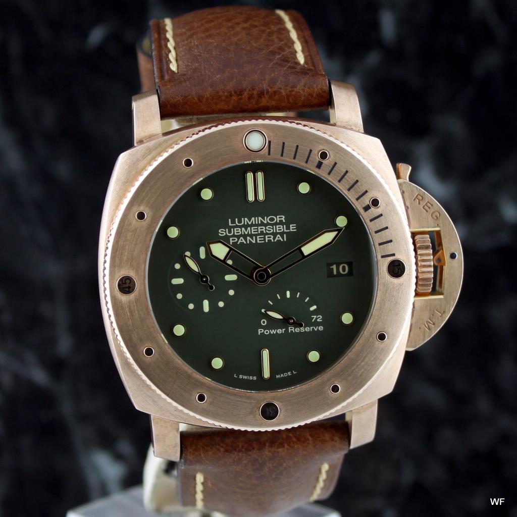 fsot Panerai PAM 507 BRONZO Luminor Submersible 1950 3 Days POWER