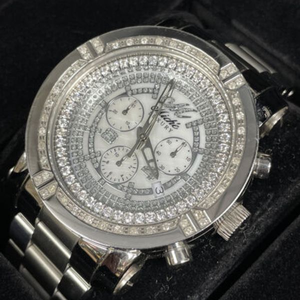 Miche Luxury Limited Edition Natural Diamond Wrist Watch Chronograph ...