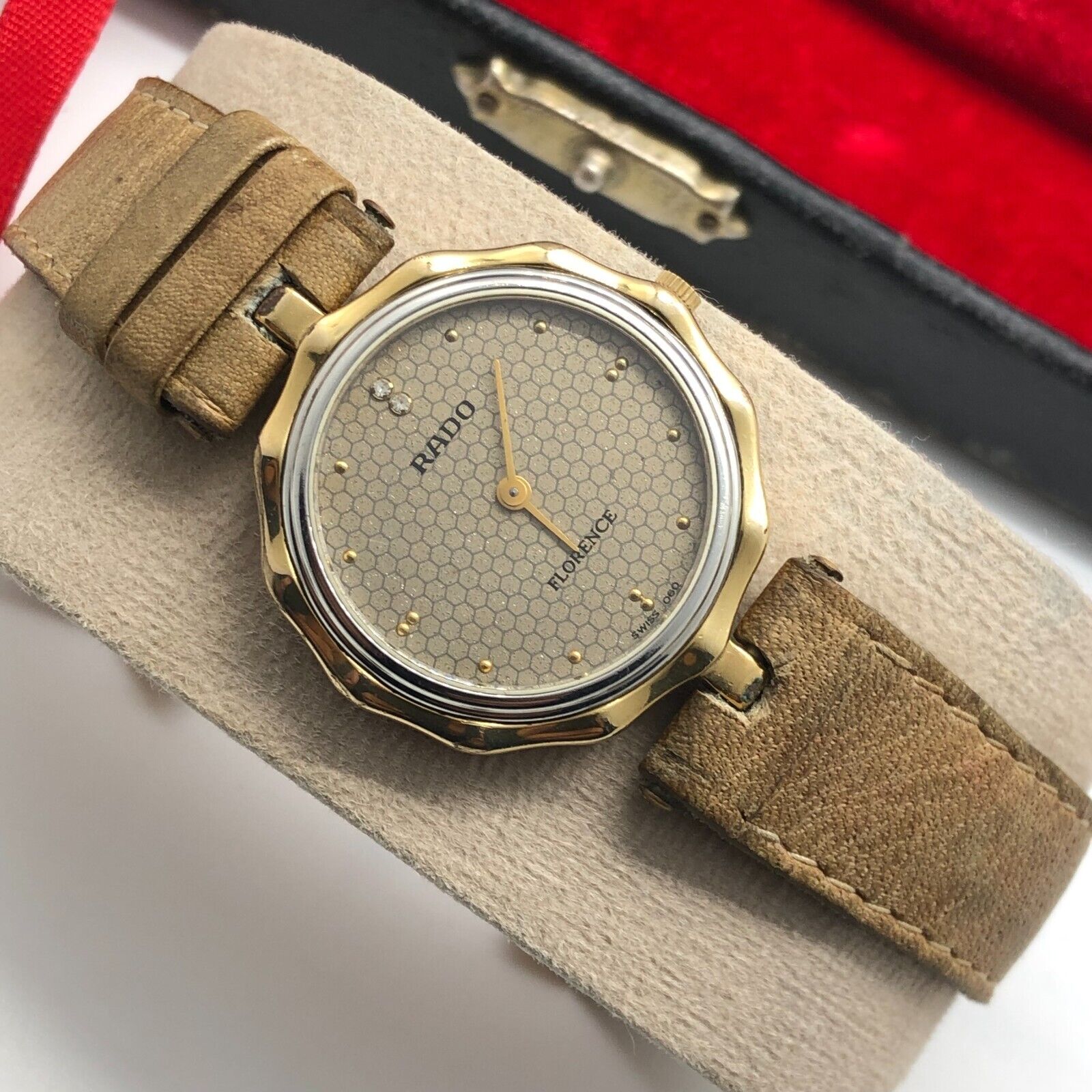 RADO FLORENCE Classic Watch Gold Plated Men Vintage Swiss