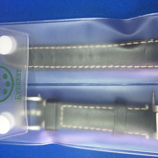 Everest Leather band with metal endlinks WatchCharts