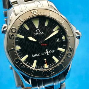 5,725 USD] FSOT:Omega SEAMASTER PLANET OCEAN AMERICA's CUP LIMITED EDITION  2020 FULL SET