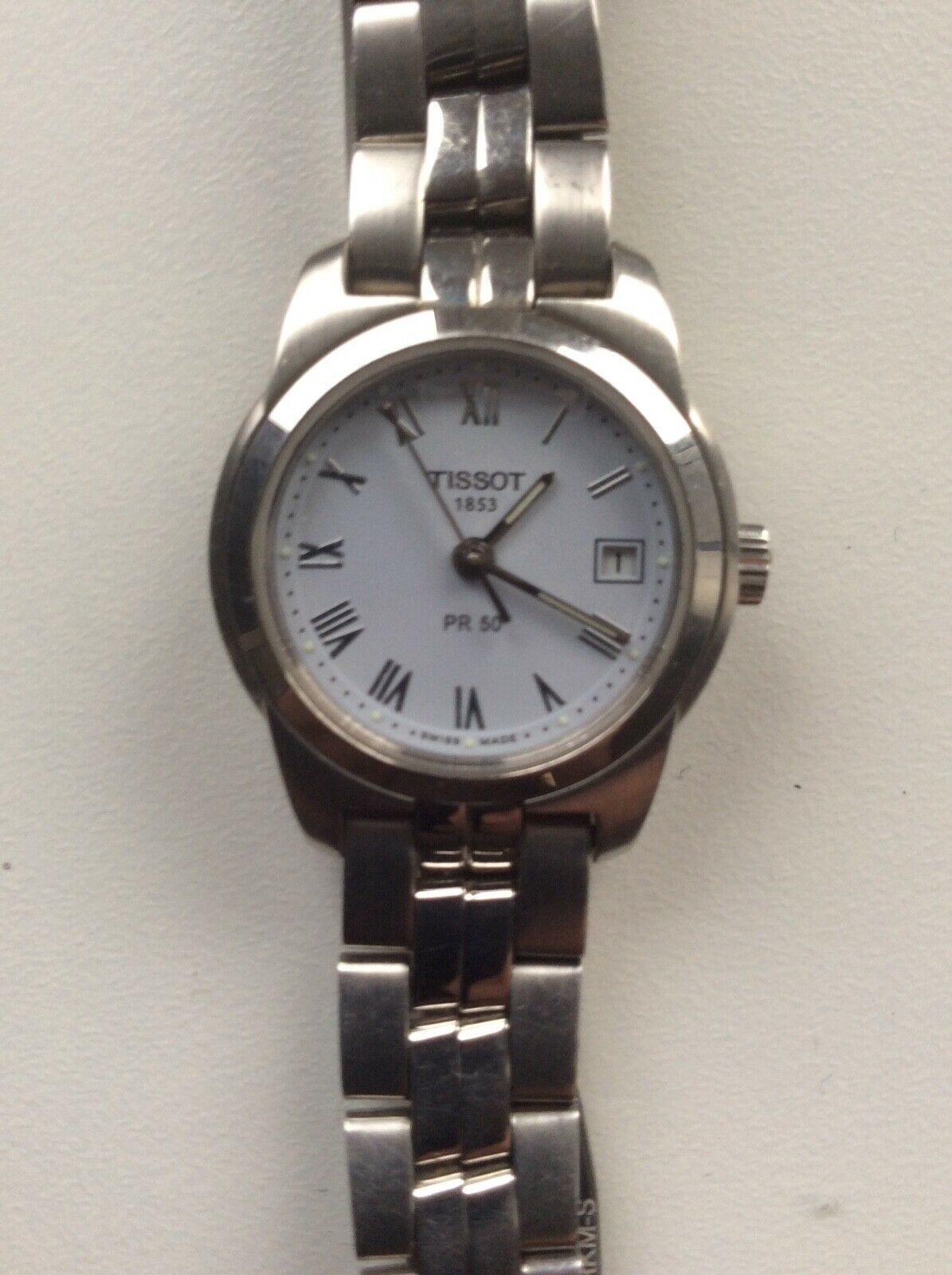 Ladies Vintage Tissot PR50 1853 J326 426k Stainless Steel Sapphire