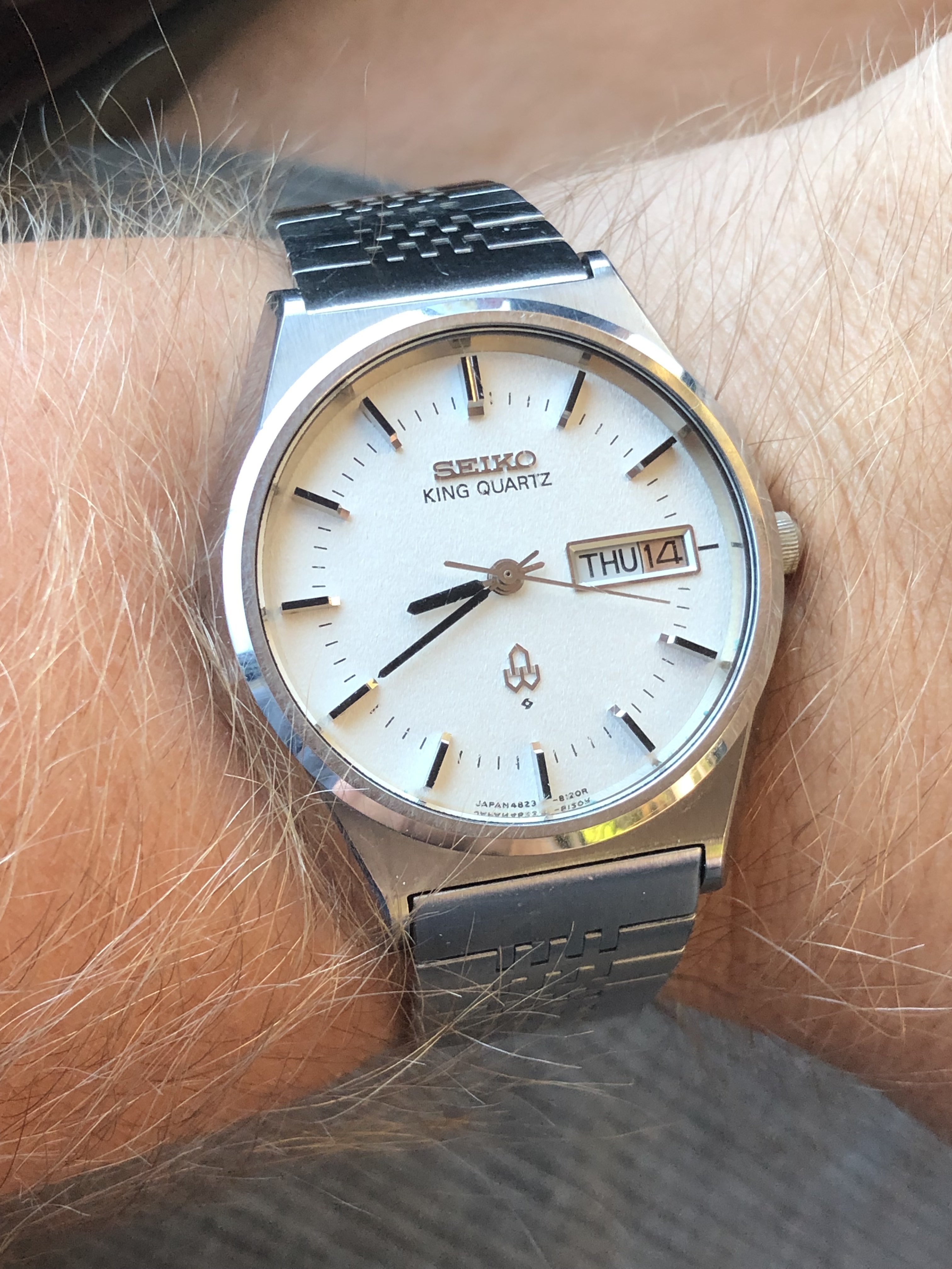 FS: Seiko King Quartz 4823-8120 from 1977 $275 | WatchCharts 