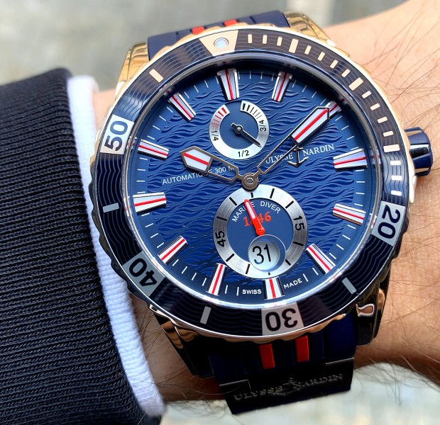 FS Ulysse Nardin Maxi Marine Diver Blue Automatic 44mm