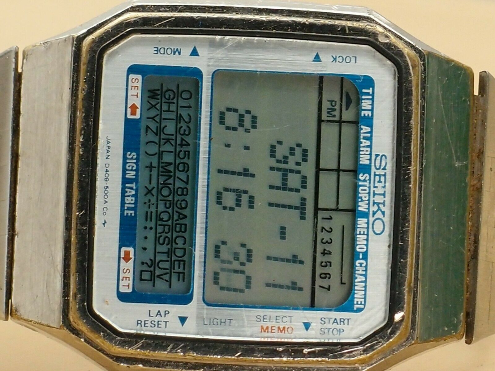 Vintage 80's Seiko Databank D409-5009 Watch | WatchCharts